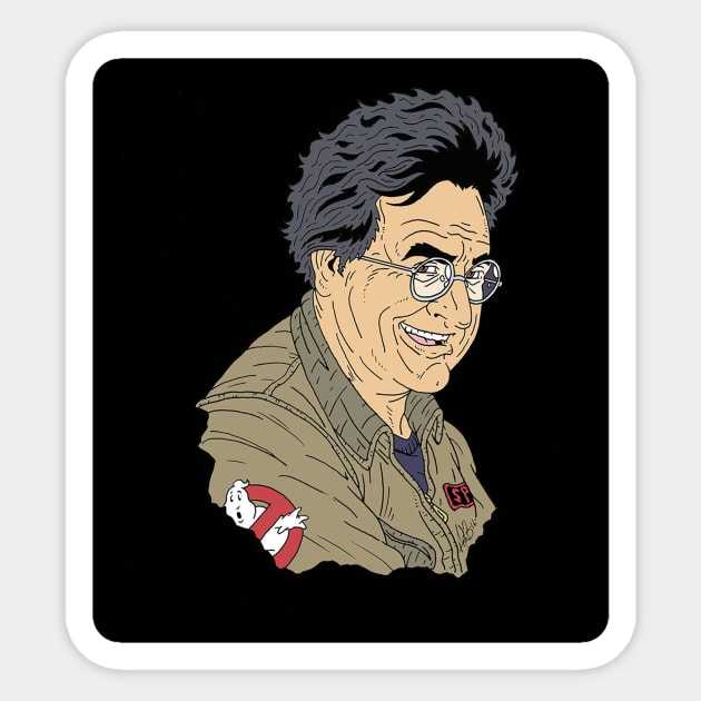 The Legendary Harold Ramis Sticker by AustinLBrooksART